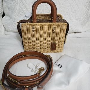 Coach limited rogue 20 in wicker